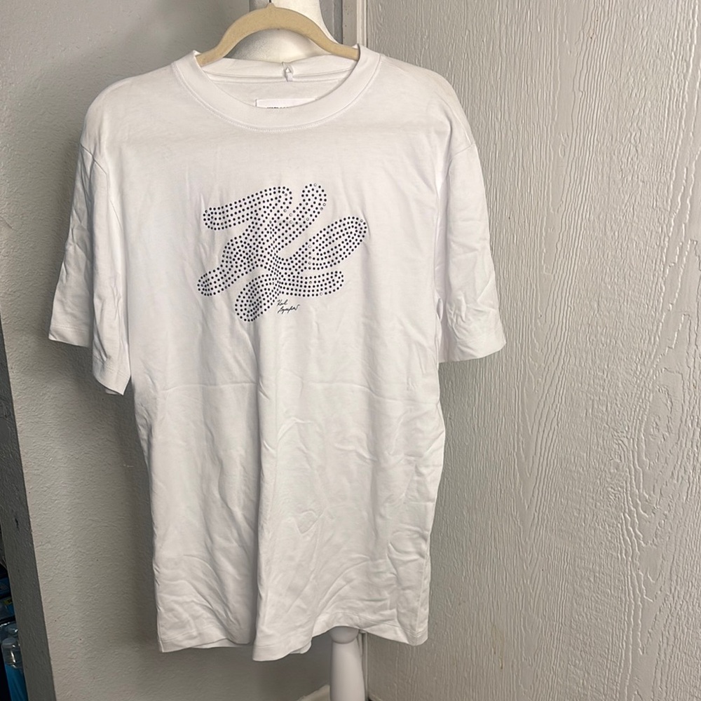 Karl Lagerfeld White Graphic Tee